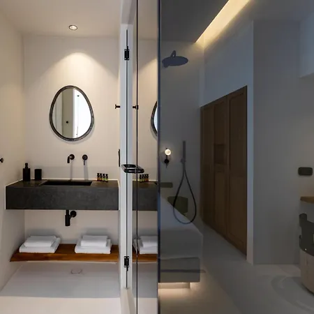 Black With Cave Heated Pool Mykonos Town