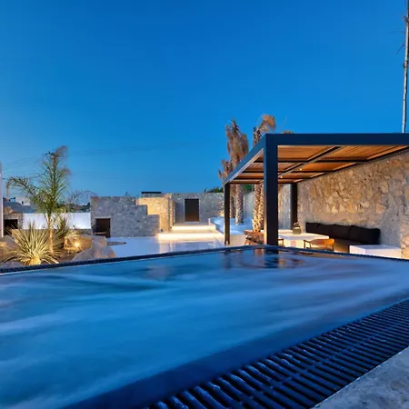 Black With Cave Heated Pool Mykonos Town