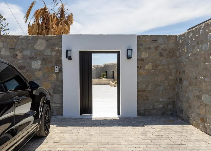 Black With Cave Heated Pool Вилла Mykonos Town