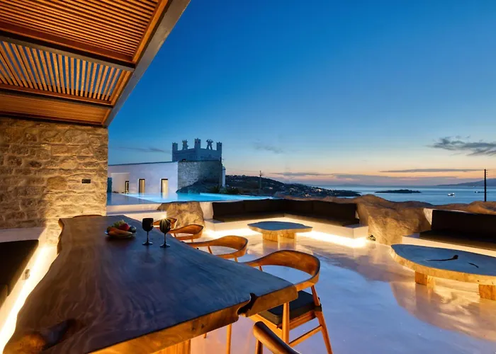 Вилла Black With Cave Heated Pool