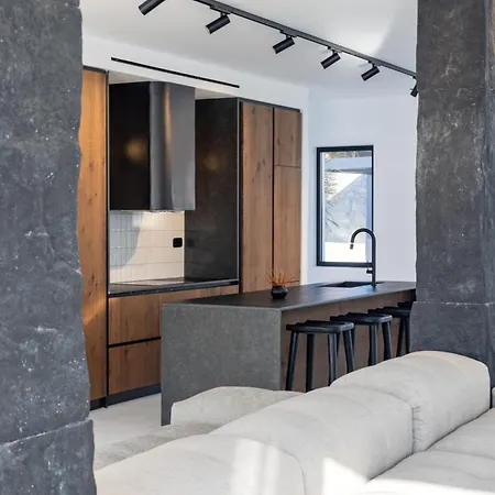 Villa Black With Cave Heated Pool Mykonos Town