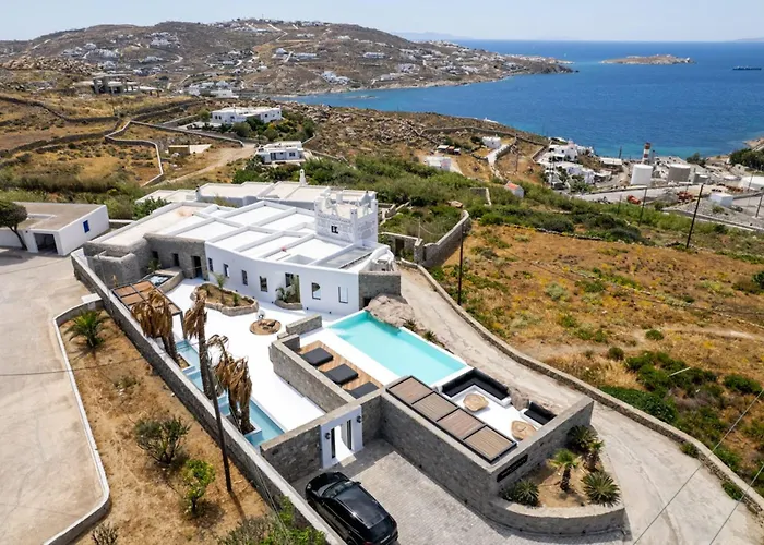 Βίλα Black With Cave Heated Pool *