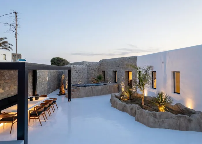 Βίλα Black With Cave Heated Pool Mykonos Town