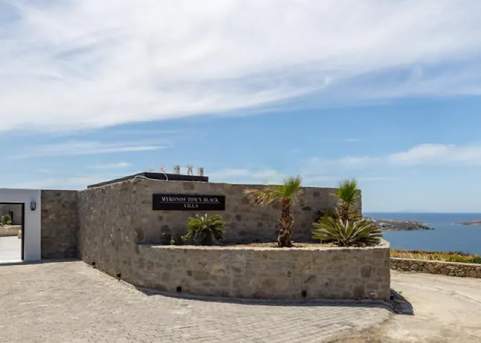 Βίλα Black With Cave Heated Pool Mykonos Town